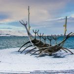 Sólfarið in winter - Reykjavik winter package